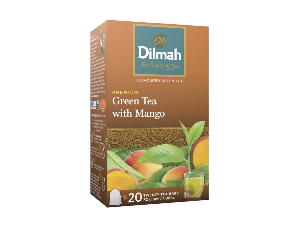 DILMAH GREEN TEA MANGO ÍZŰ FILTERES 20DB