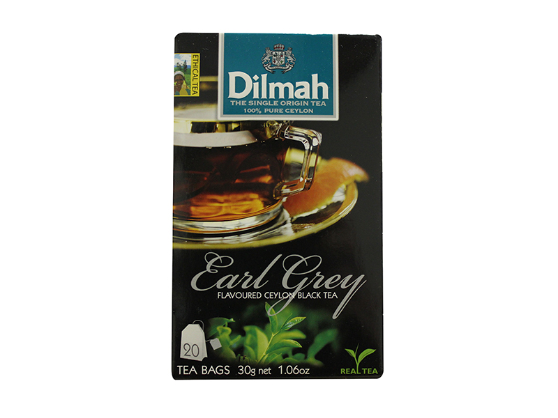 DILMAH TEA EARL GREY FEKETE BERGAMOTTAL 30G