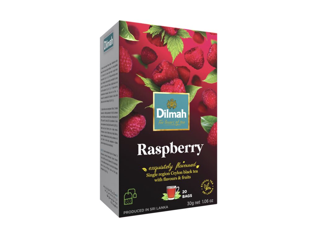 DILMAH TEA RASPBERRY AROMÁS FEKETE 30G