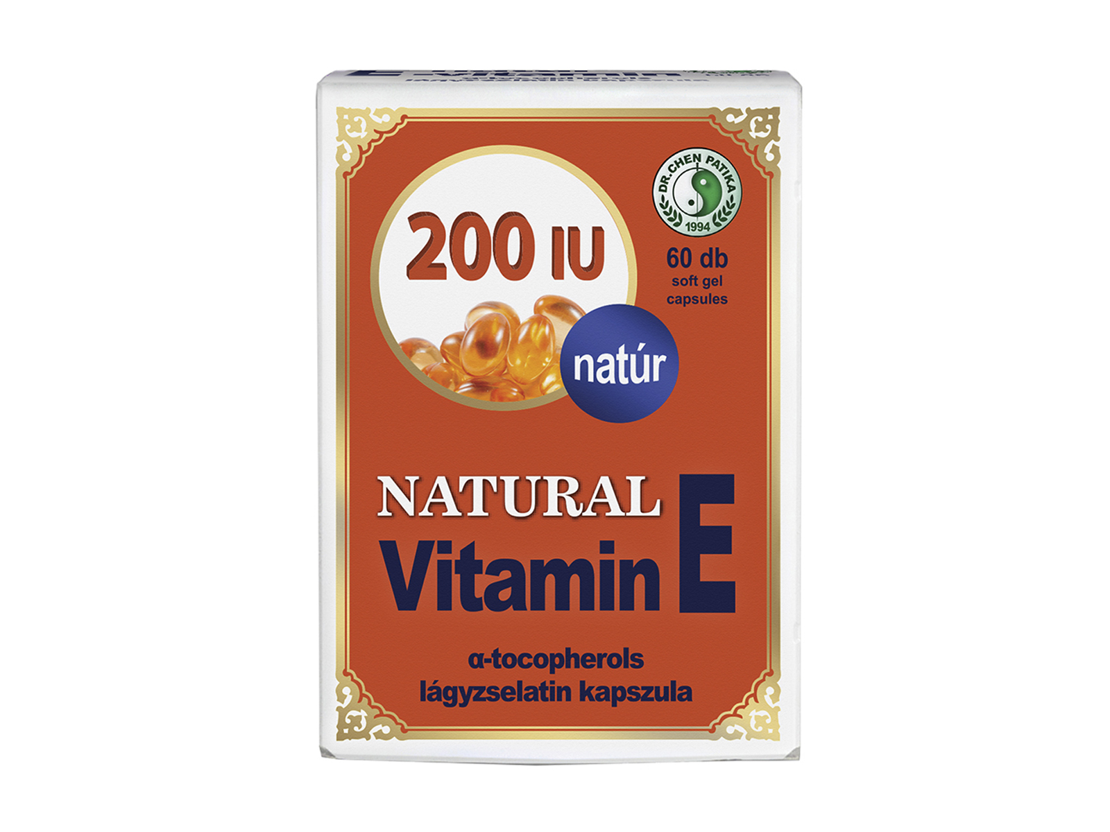 DR.CHEN E-VITAMIN 200MG KAPSZULA 60DB