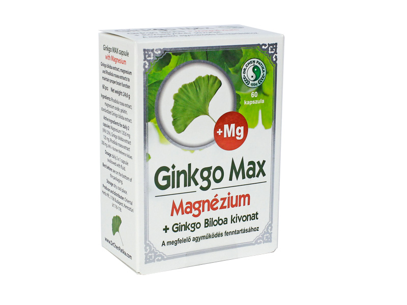 DR.CHEN GINKGO MAX MAGNÉZIUMMAL KAPSZULA 60DB