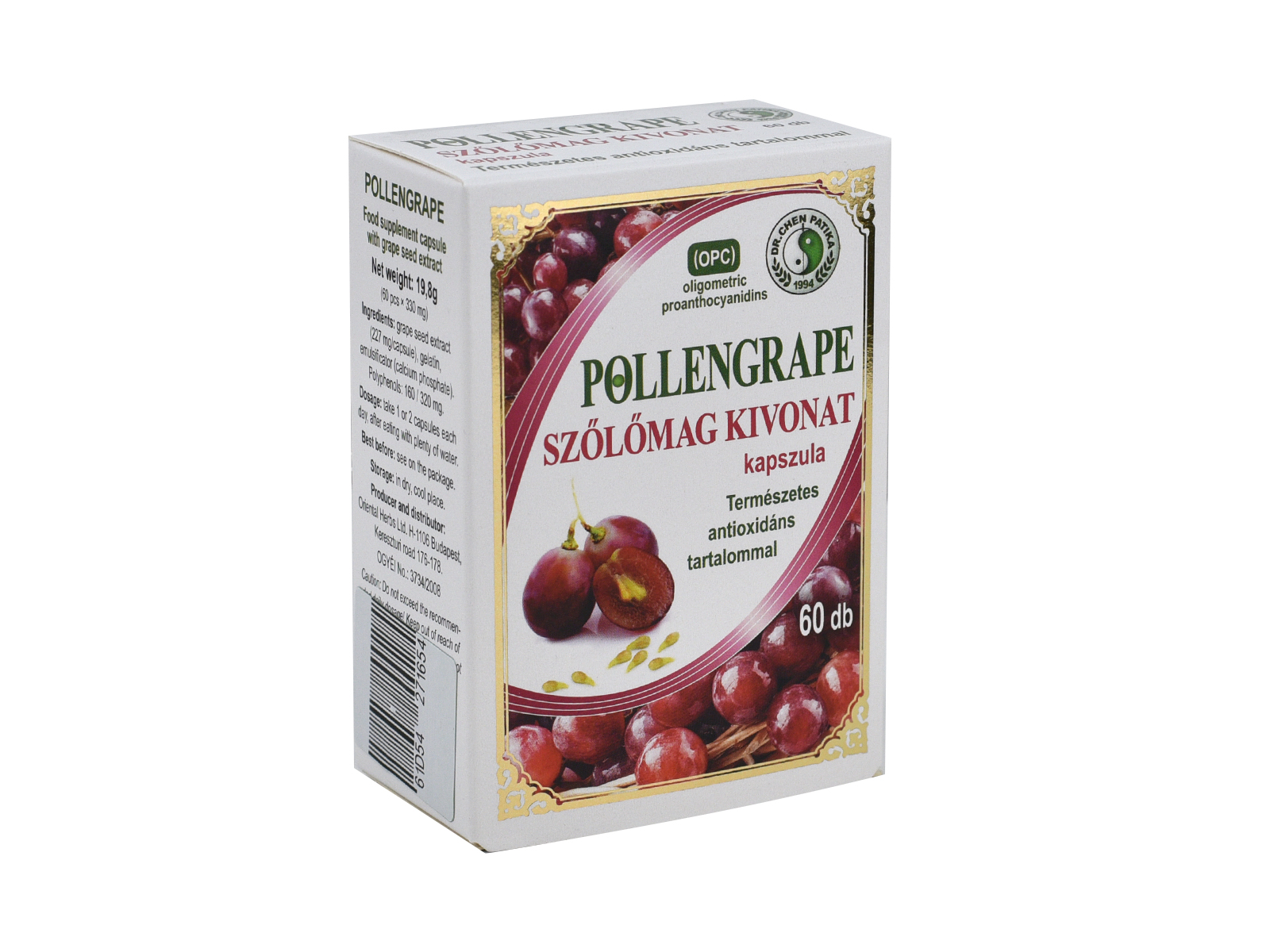 DR.CHEN POLLENGRAPE KAPSZULA 60DB