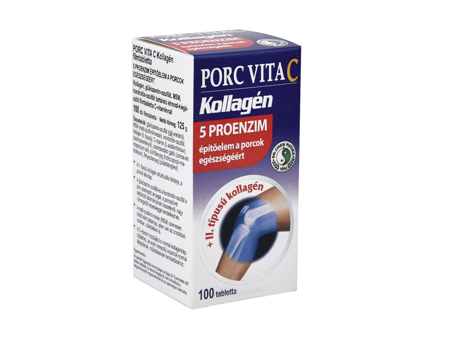 DR.CHEN PORC VITA C KOLLAGÉN FILMTABLETTA 100DB