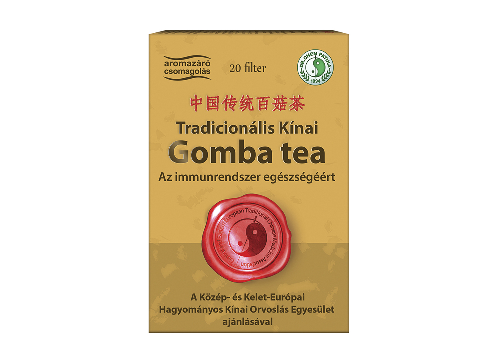 DR.CHEN TEA GOMBA TRADÍCIONÁLIS KÍNAI FILTERES 20DB