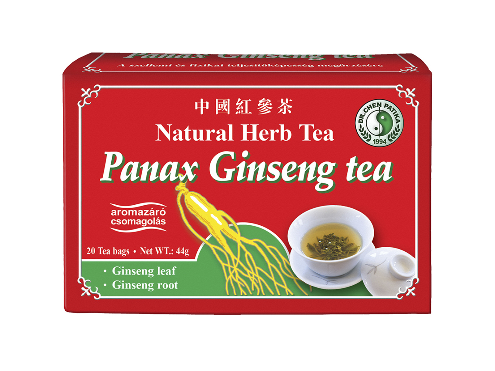 DR.CHEN TEA PANAX GINSENG FILTERES 20DB