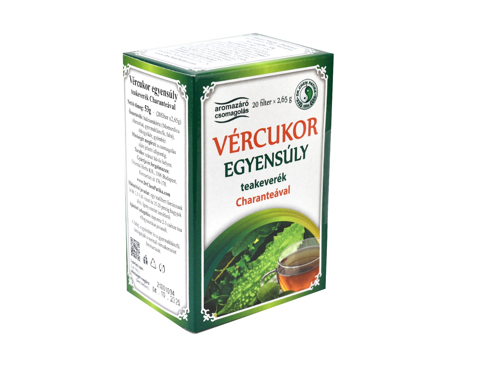 DR.CHEN VÉRCUKOR EGYENSÚLY TEA CHARANTEÁVAL 20DB