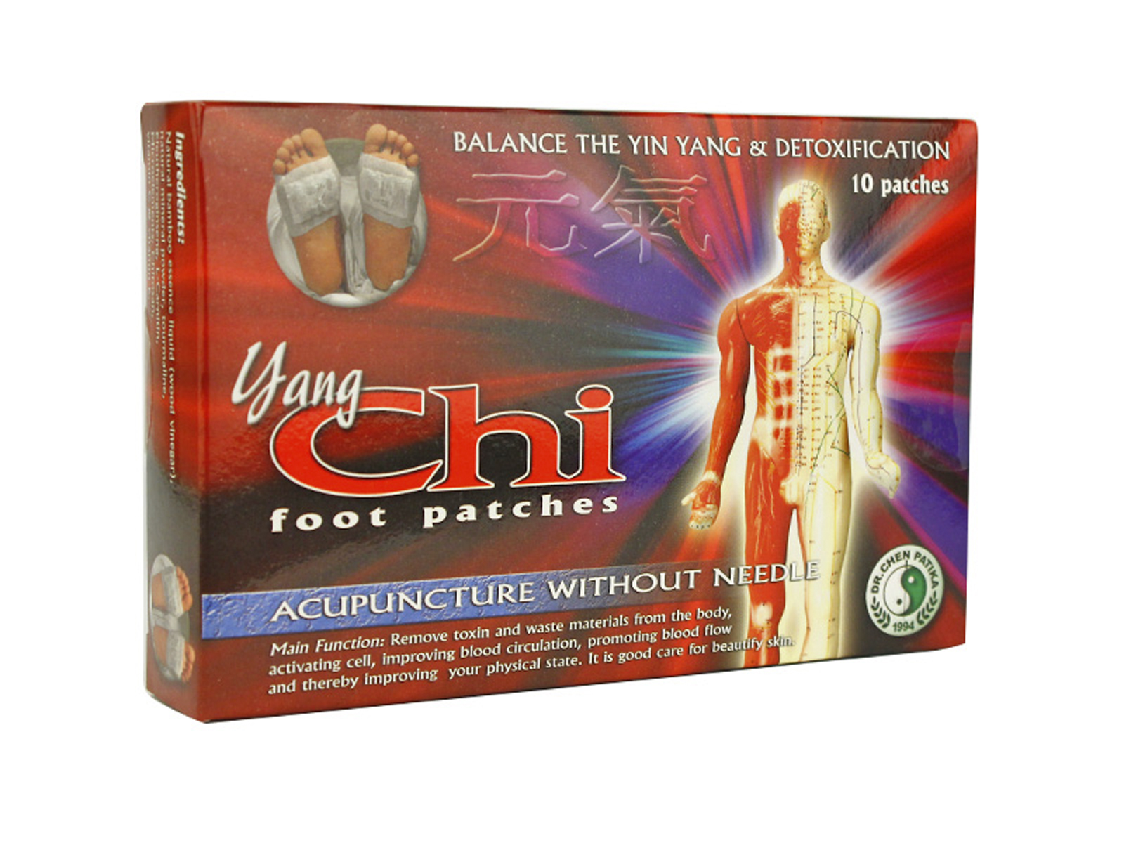 DR.CHEN YANG CHI MÉREGTELENÍTŐ TAPASZ 10DB