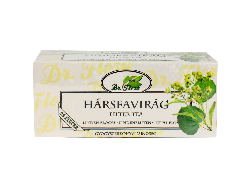 DR.FLORA TEA HÁRSFAVIRÁG FILTERES 25DB