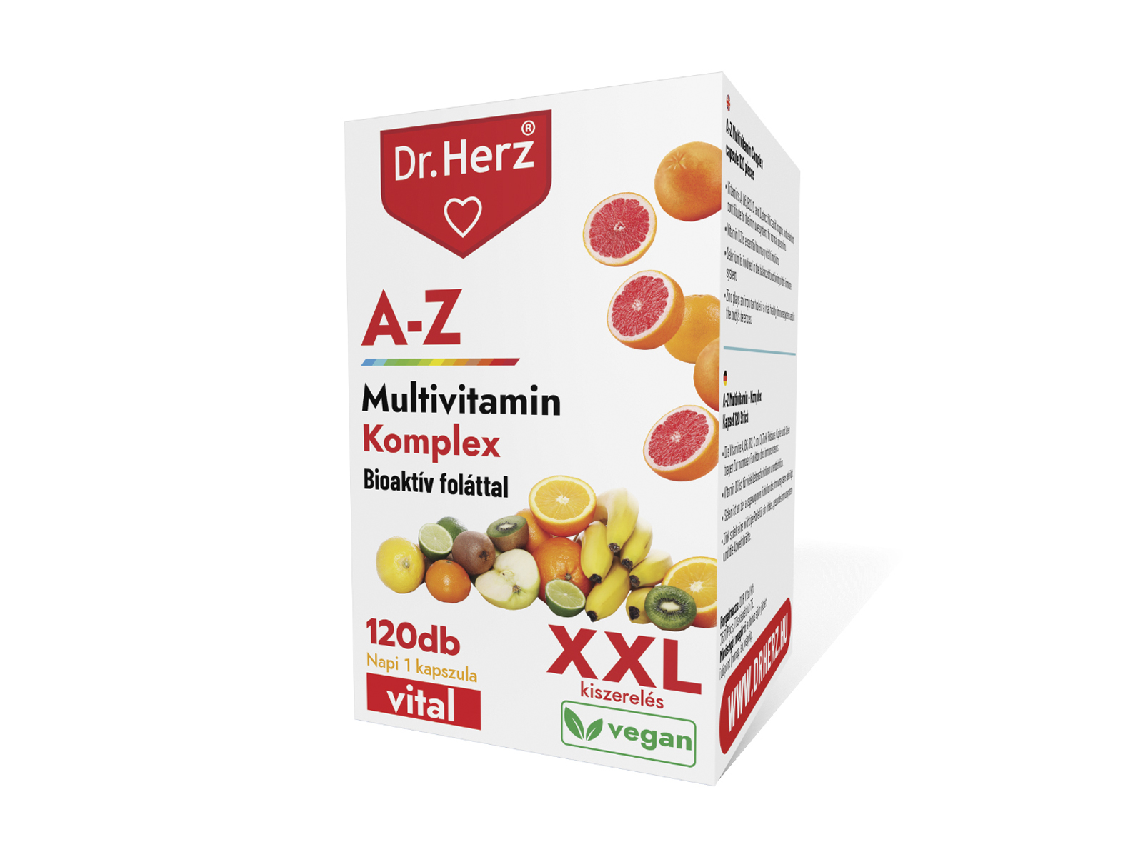 DR. HERZ XXL A-Z MULTIVITAMIN KOMPLEX KAPSZULA 120DB