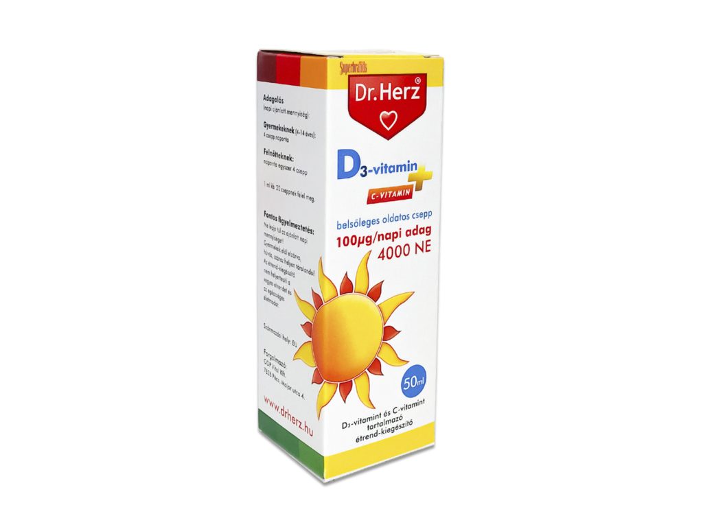 DR. HERZ D-VITAMIN+C-VITAMIN CSEPP 50ML