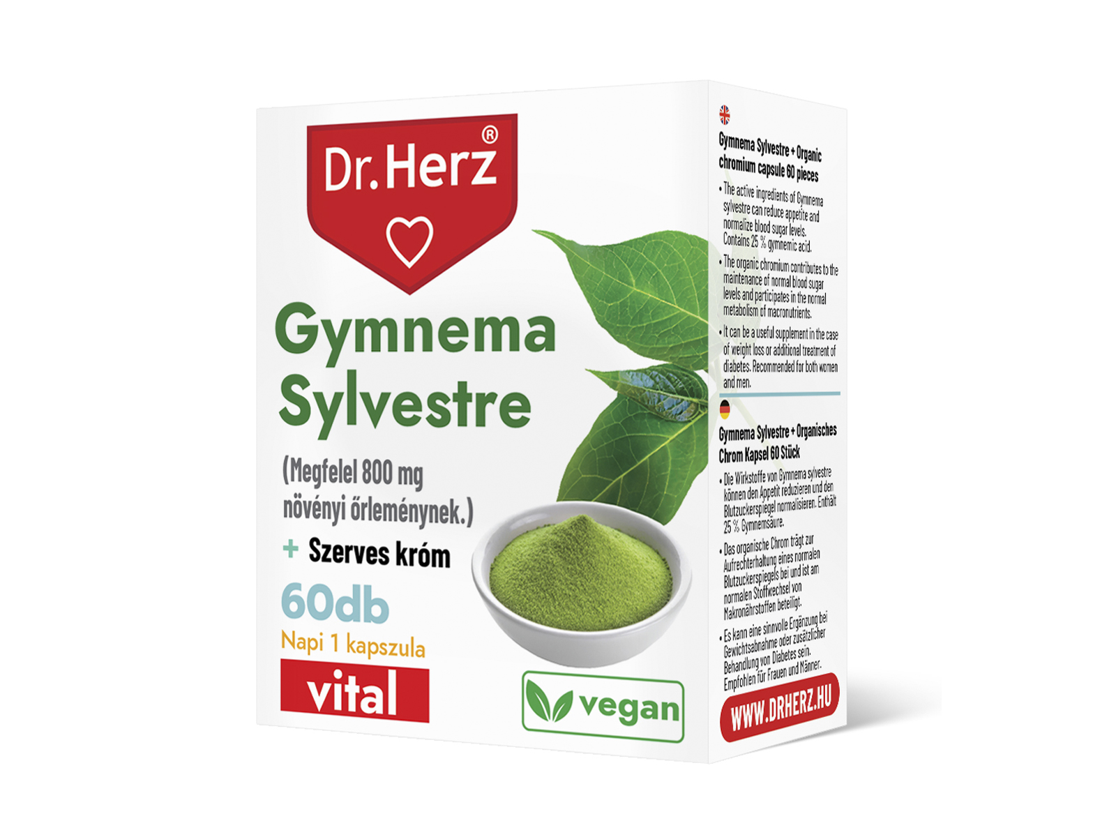 DR. HERZ GYMNEMA SYLVESTRE 160 MG KAPSZULA 60 DB