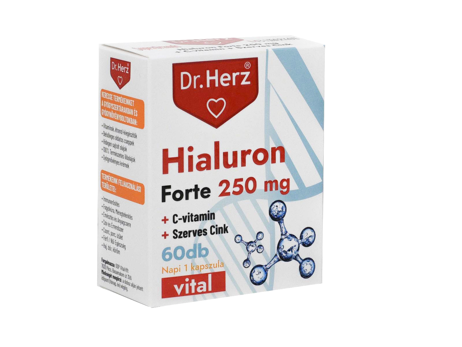 DR. HERZ HIALURON FORTE 250MG 60DB