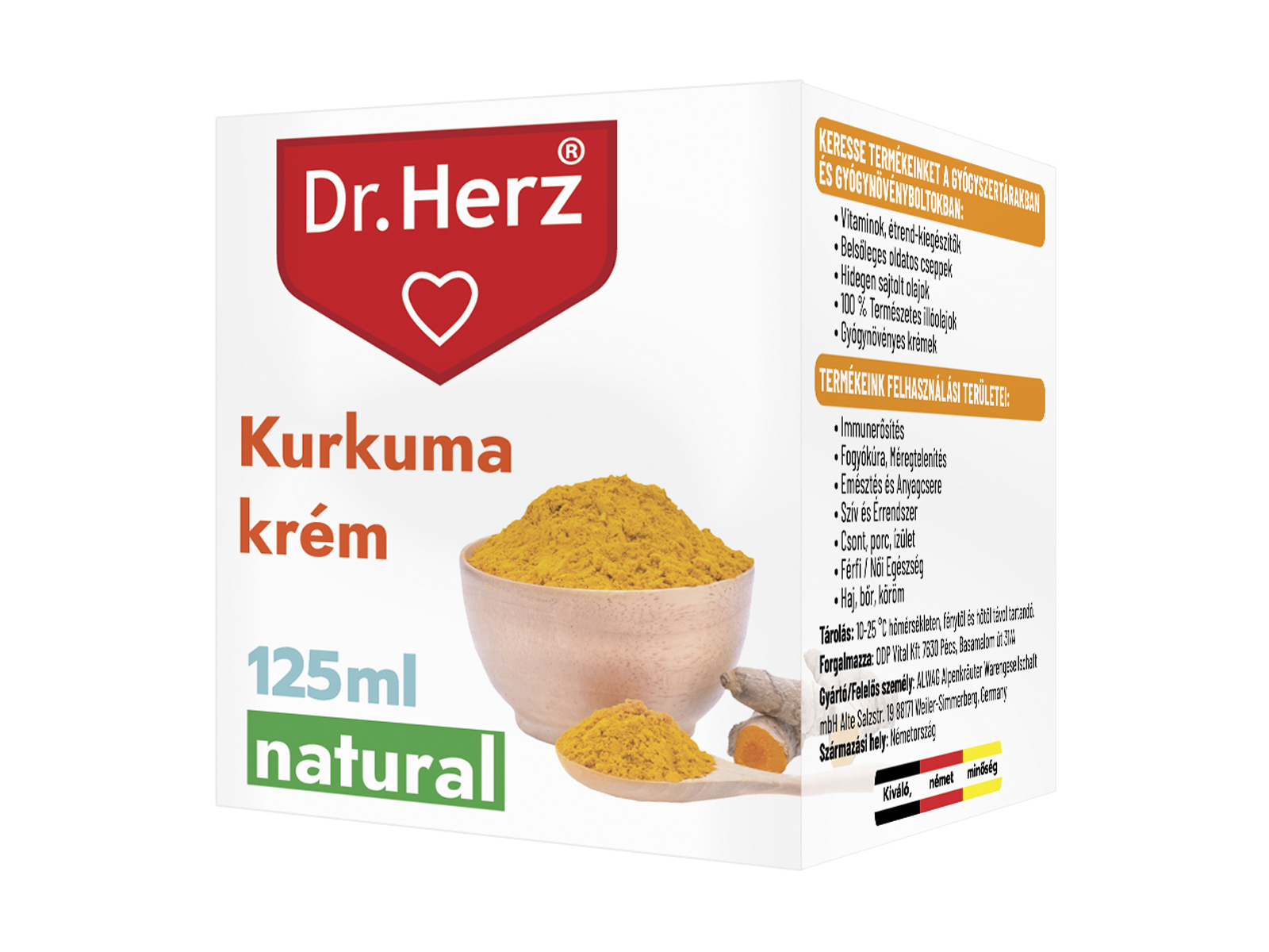 DR. HERZ KURKUMA KRÉM 125ML