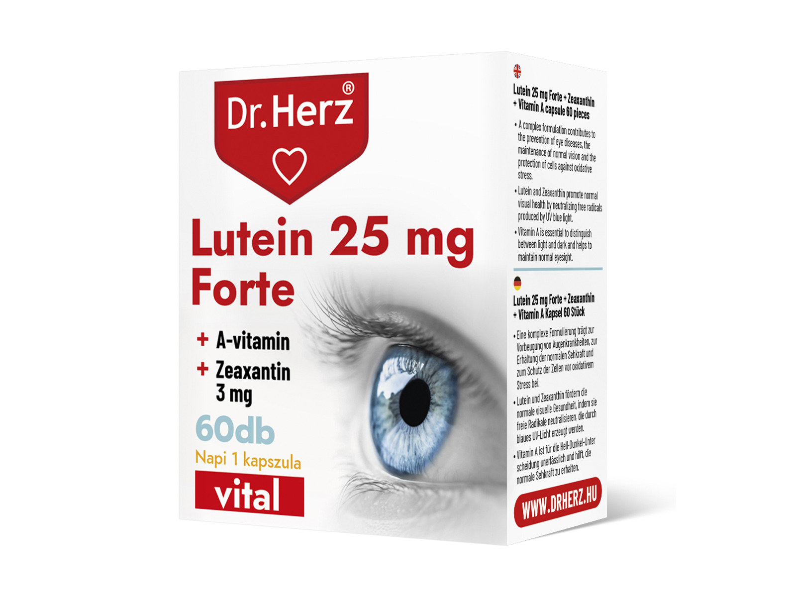 DR. HERZ LUTEIN 25MG FORTE KAPSZULA 60DB
