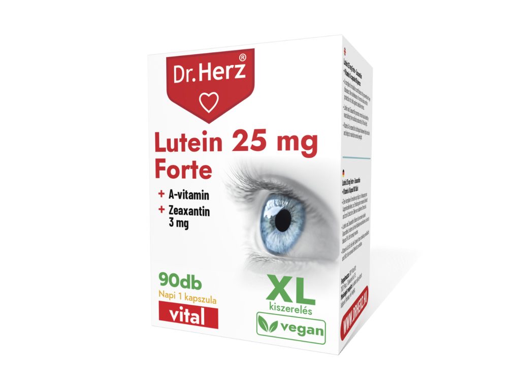 DR. HERZ XL LUTEIN 25MG FORTE KAPSZULA 90DB