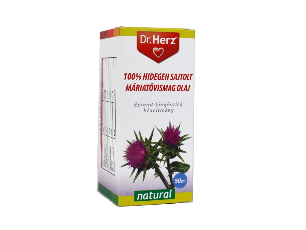 DR. HERZ MÁRIATÖVISMAG OLAJ 100% HIDEGEN SAJTOLT 50ML
