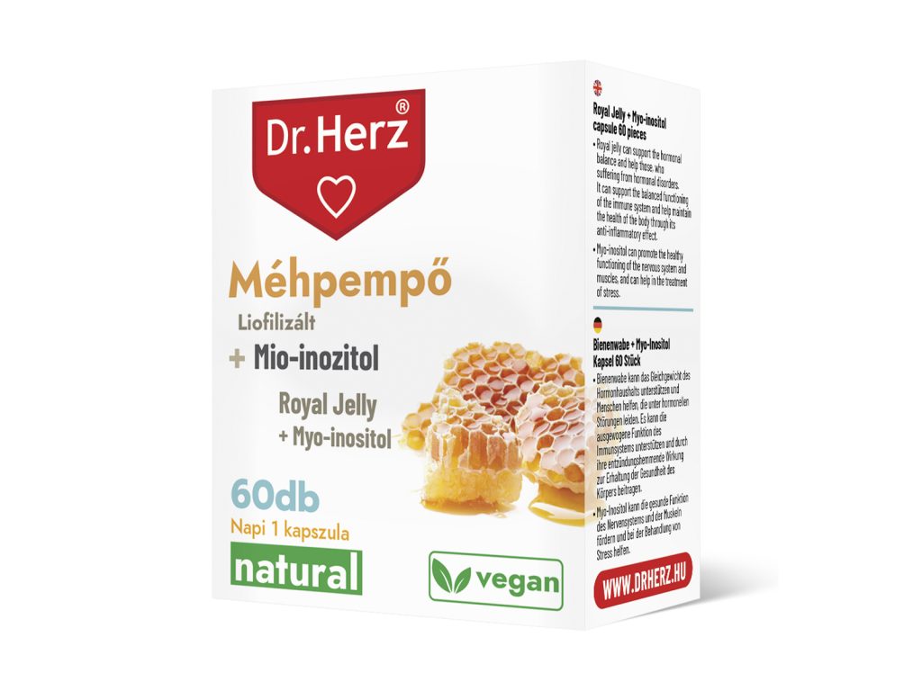 DR. HERZ MÉHPEMPŐ + MIO-INOZITOL KAPSZULA 60DB