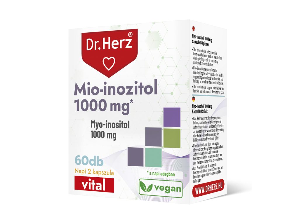 DR. HERZ MIO-INOZITOL 1000MG KAPSZULA 60DB