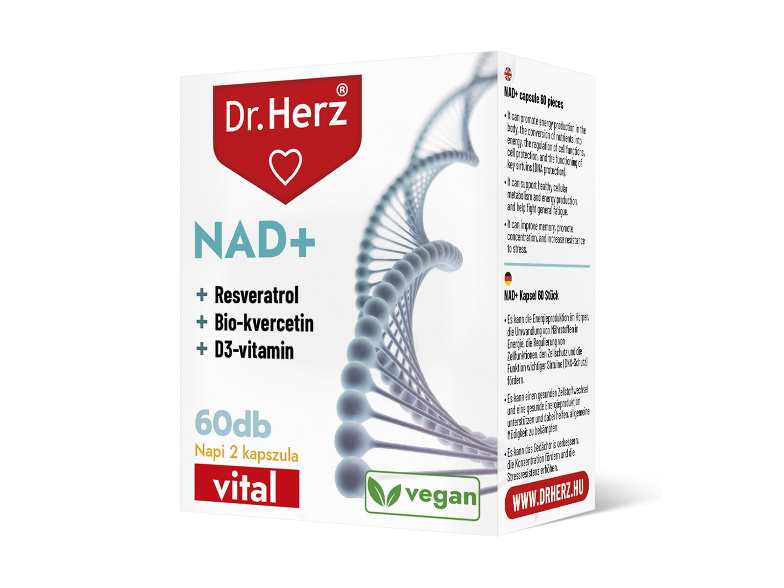 DR. HERZ NAD+ KAPSZULA 60DB