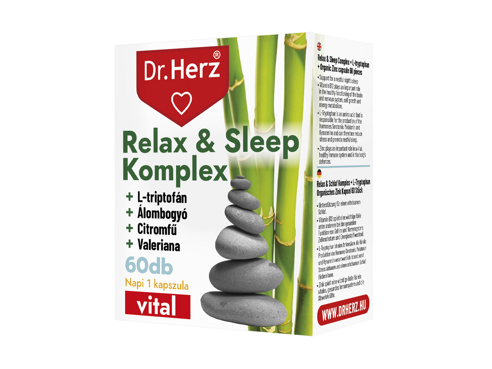 DR. HERZ RELAX&SLEEP KOMPLEX KAPSZULA 60DB
