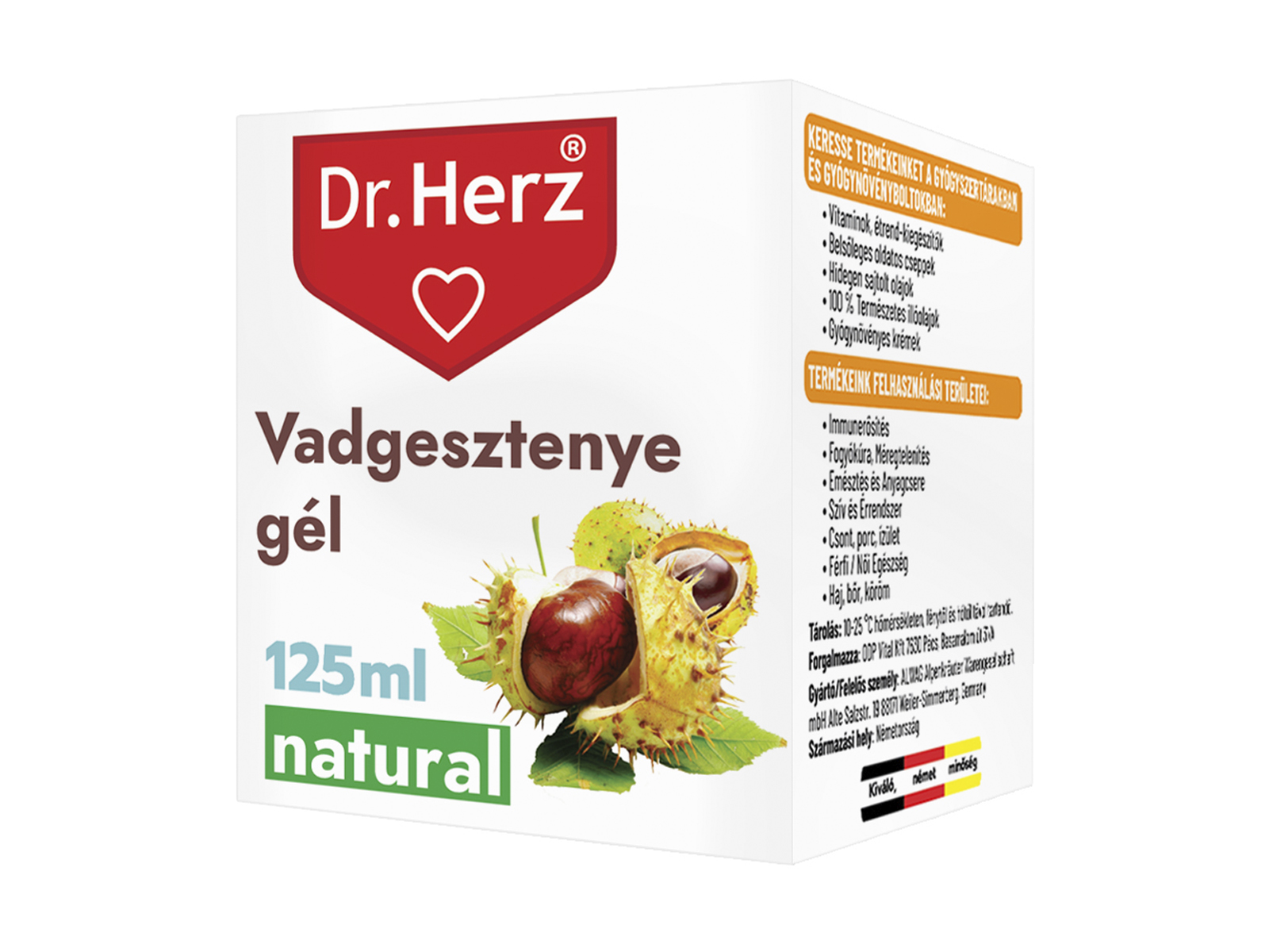 DR. HERZ VADGESZTENYE GÉL 125ML