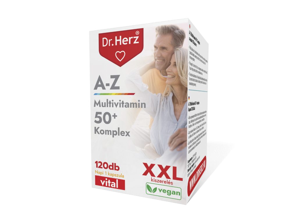 DR. HERZ XXL A-Z MULTIVITAMIN KOMPLEX 50+ KAPSZULA 120DB