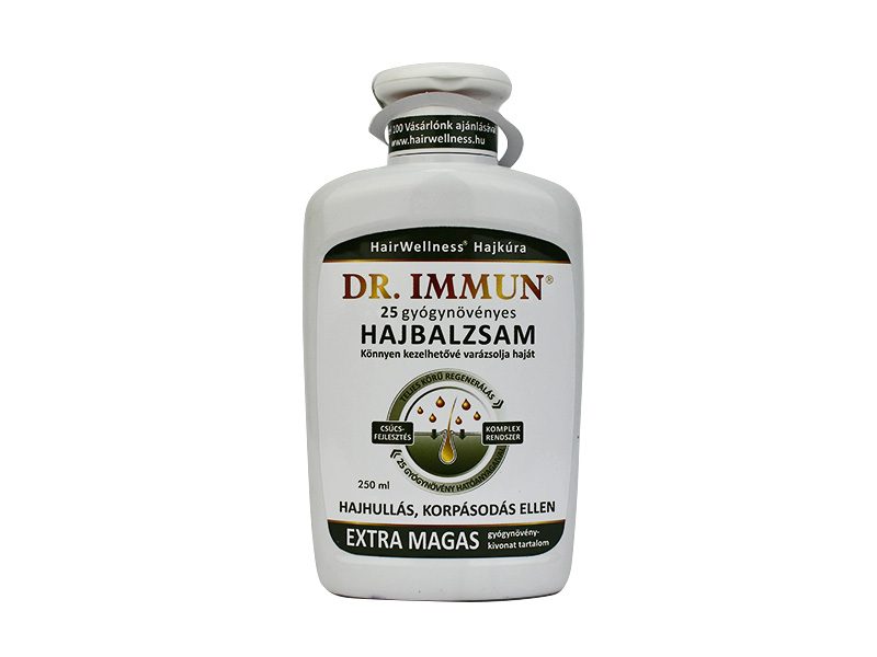 DR.IMMUN 25 GYÓGYNÖVÉNYES HAJBALZSAM 250ML