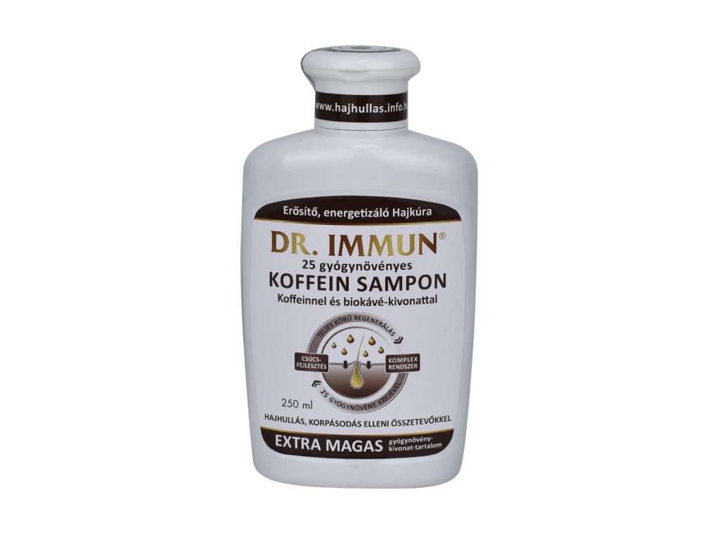 DR. IMMUN KOFFEINES SAMPON HAJHULLÁS ÉS KORPÁSODÁS ELLEN 250ML
