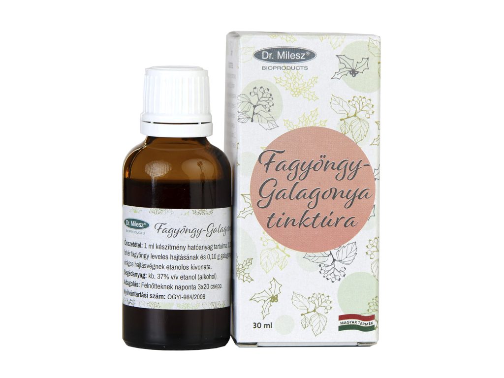 DR.MILESZ FAGYÖNGY+GALAGONYA TINKTÚRA 30ML