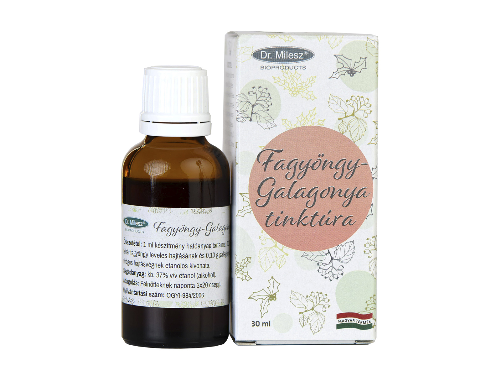 DR.MILESZ FAGYÖNGY+GALAGONYA TINKTÚRA 30ML