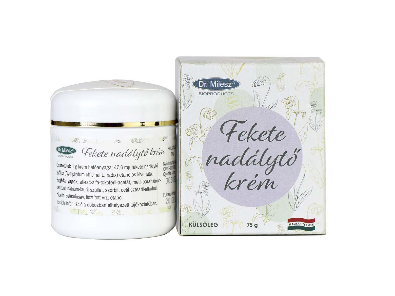 DR.MILESZ FEKETENADÁLYTŐ KRÉM 75G