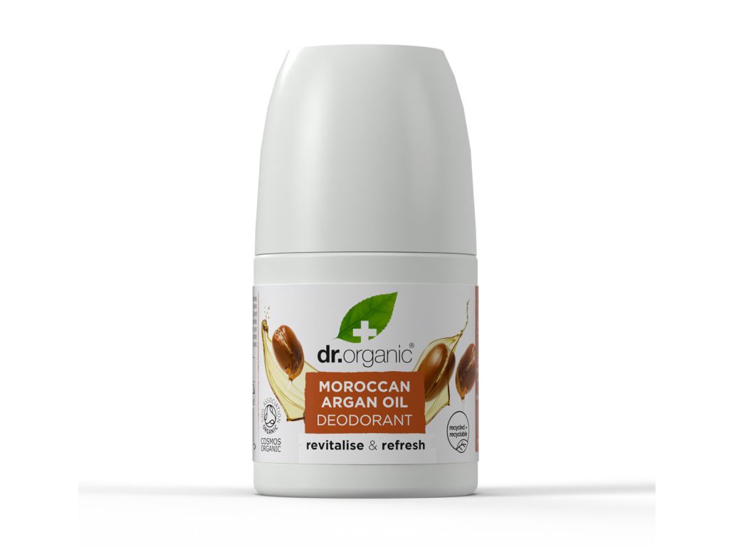 DR.ORGANIC GOLYÓS DEZODOR ARGÁNOLAJJAL ALUMINIUMMENTES 50ML