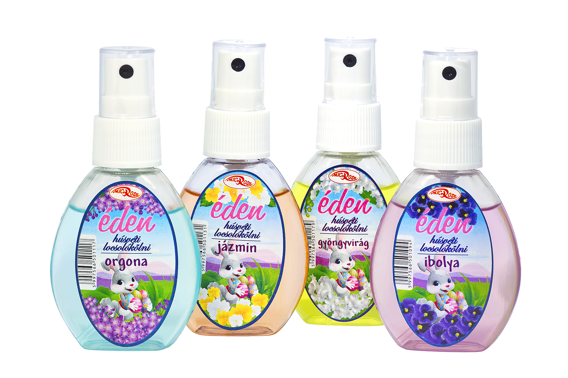 ÉDEN HÚSVÉTI LOCSOLÓ KÖLNI 4 FÉLE 35ML