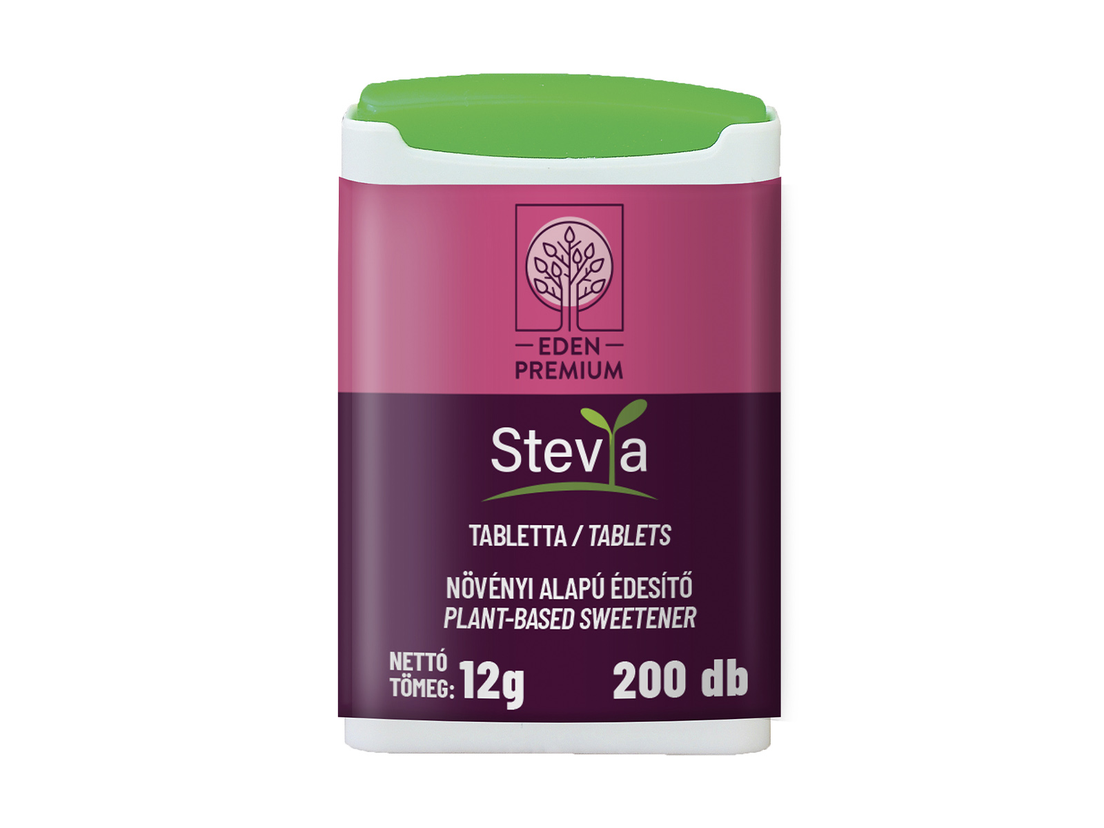 ÉDEN PRÉMIUM STEVIA TABLETTA 200DB