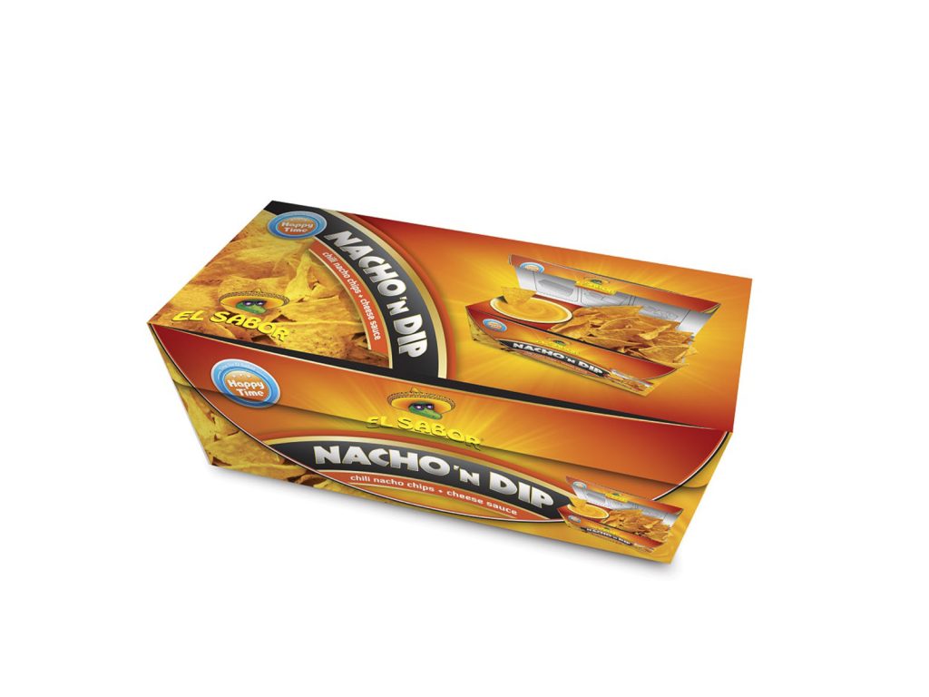 EL SABOR NACHO CHIPS+SAJT SZÓSZ 175G