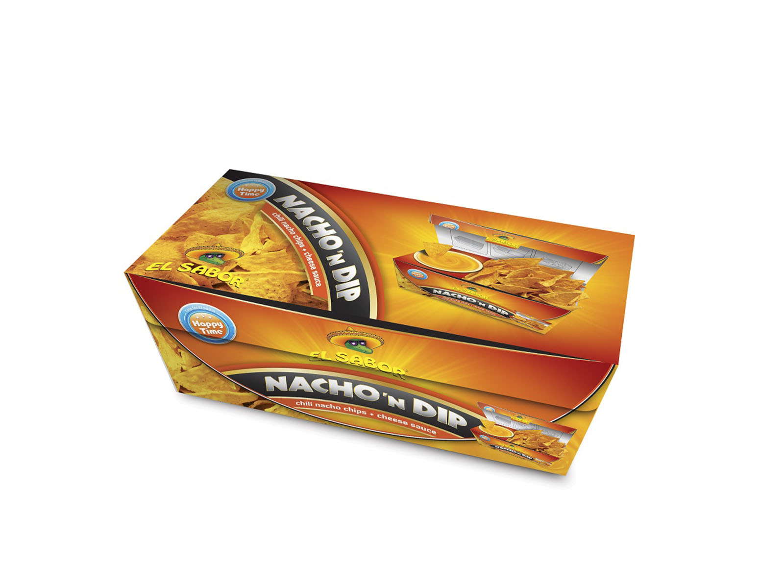 EL SABOR NACHO CHIPS+SAJT SZÓSZ 175G