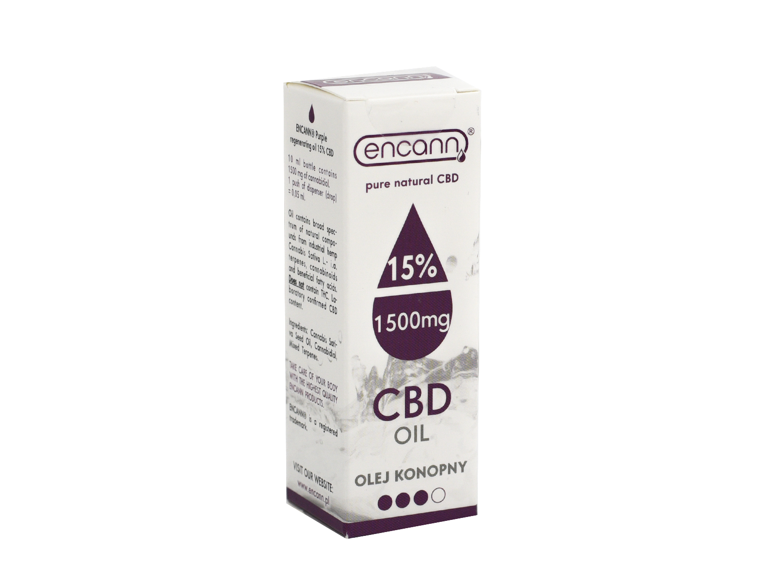 ENCANN PURPLE CBD OLAJ 15% 10ML