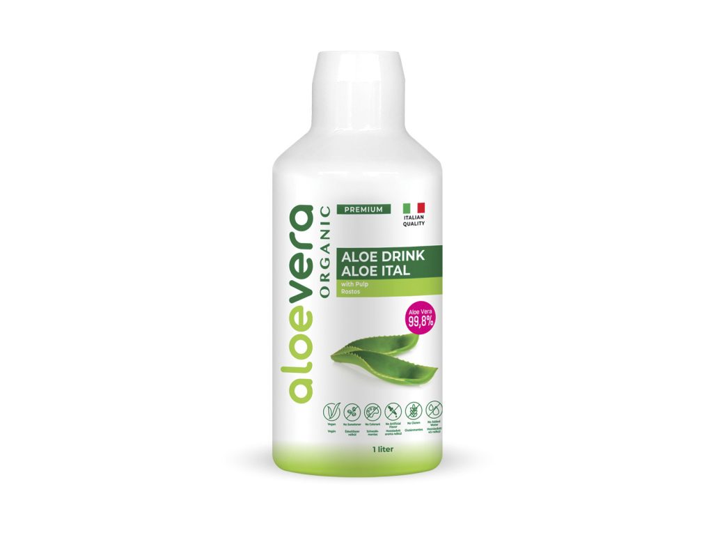 ALOE VERA ORGANIC PRÉMIUM ALOE ITAL ROSTOS 1000ML DRS+50FT BETÉTDÍJ