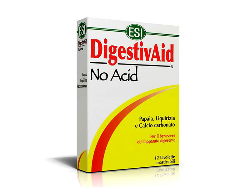 NATUR TANYA ESI DIGESTIVAID NO ACID SZOPOGATÓS SAVLEKÖTŐ TABLETTA 12DB