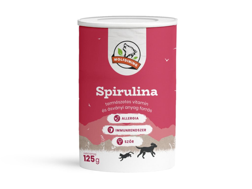 FARKASKONYHA SPIRULINA ALGA KUTYÁKNAK, MACSKÁKNAK 125G