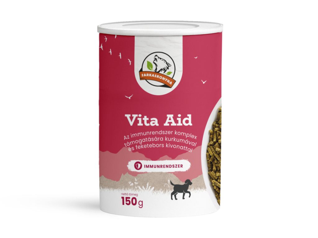 FARKASKONYHA VITA AID KOMPLEX IMMUNRENDSZER ERŐSÍTŐ KUTYÁKNAK 150G