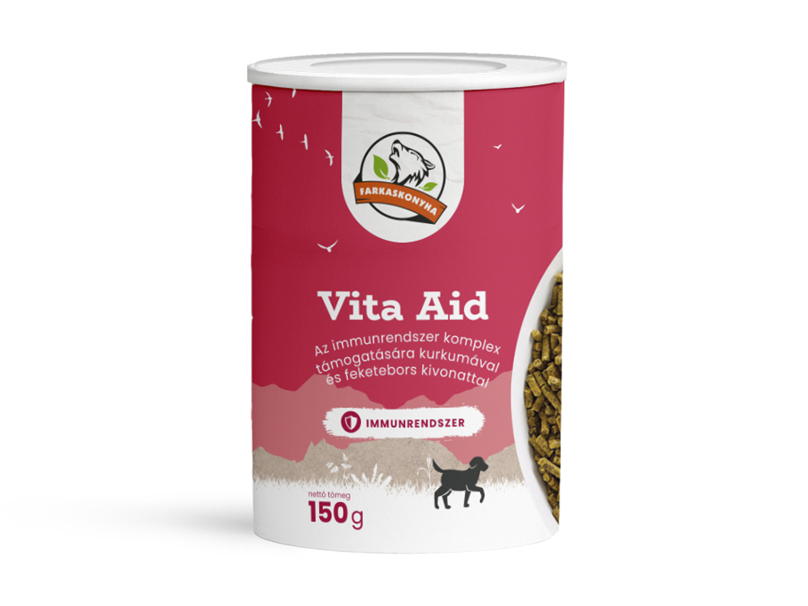 FARKASKONYHA VITA AID KOMPLEX IMMUNRENDSZER ERŐSÍTŐ KUTYÁKNAK 150G