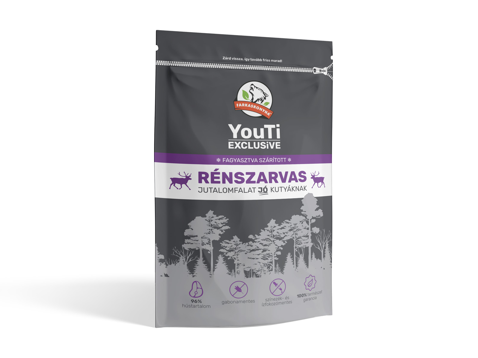 FARKASKONYHA YOUTI EXCLUSIVE RÉNSZARVAS JUTALOMFALAT 50G
