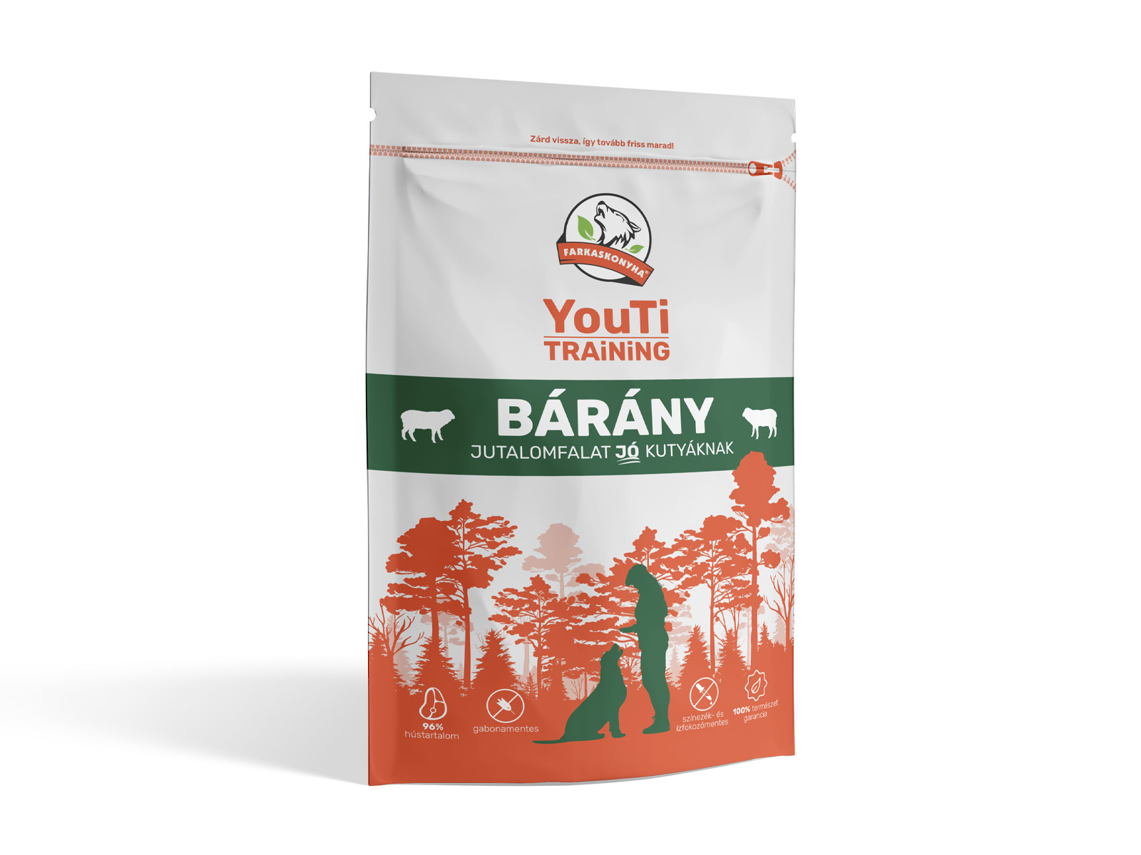 FARKASKONYHA YOUTI TRAINING BÁRÁNY JUTALOMFALAT 100G