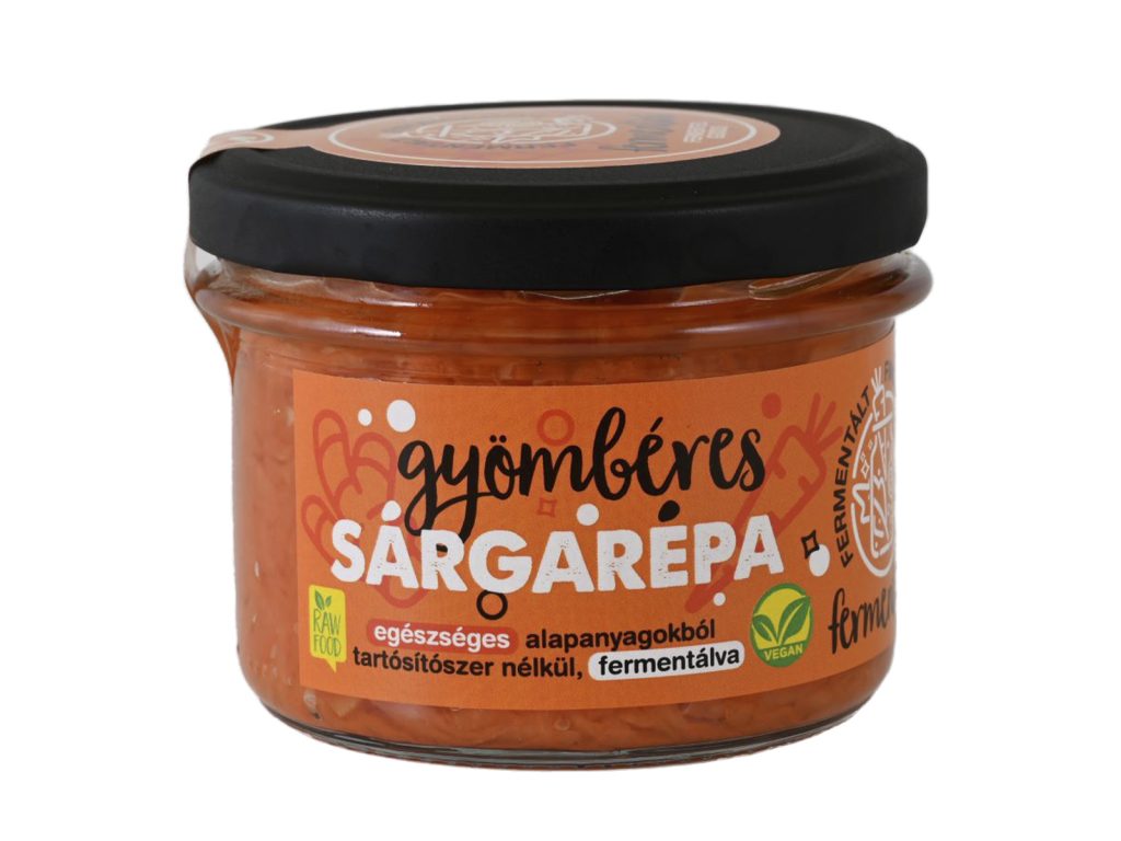 FERMENTINI VEGAN FERMENTÁLT FINOMSÁGOK GYÖMBÉRES SÁRGARÉPA 150G[H]