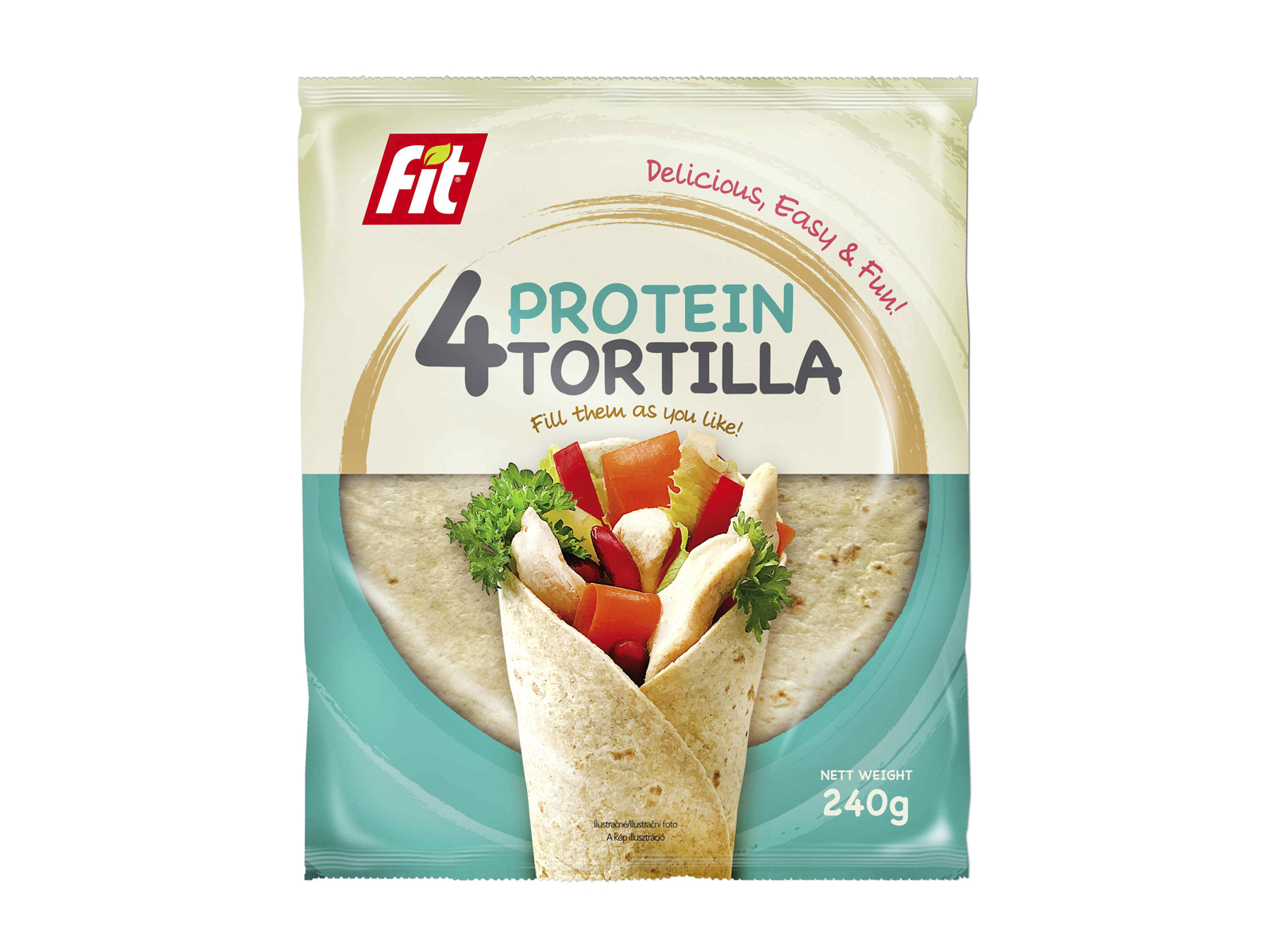 FIT PROTEIN TORTILLA LAP (4 DB) 240G