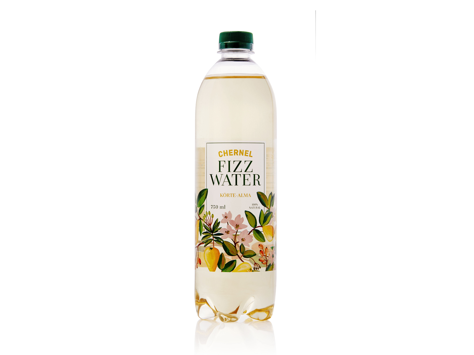 FIZZ WATER KÖRTE-ALMA ÍZŰ ENYHÉN SZÉNSAVAS ÜDÍTŐITAL 750ML DRS+50FT BETÉTDÍJ