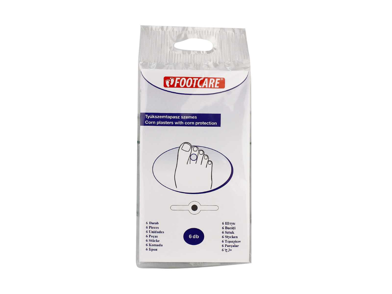 FOOTCARE TYÚKSZEMTAPASZ SZEMES 9+9DB