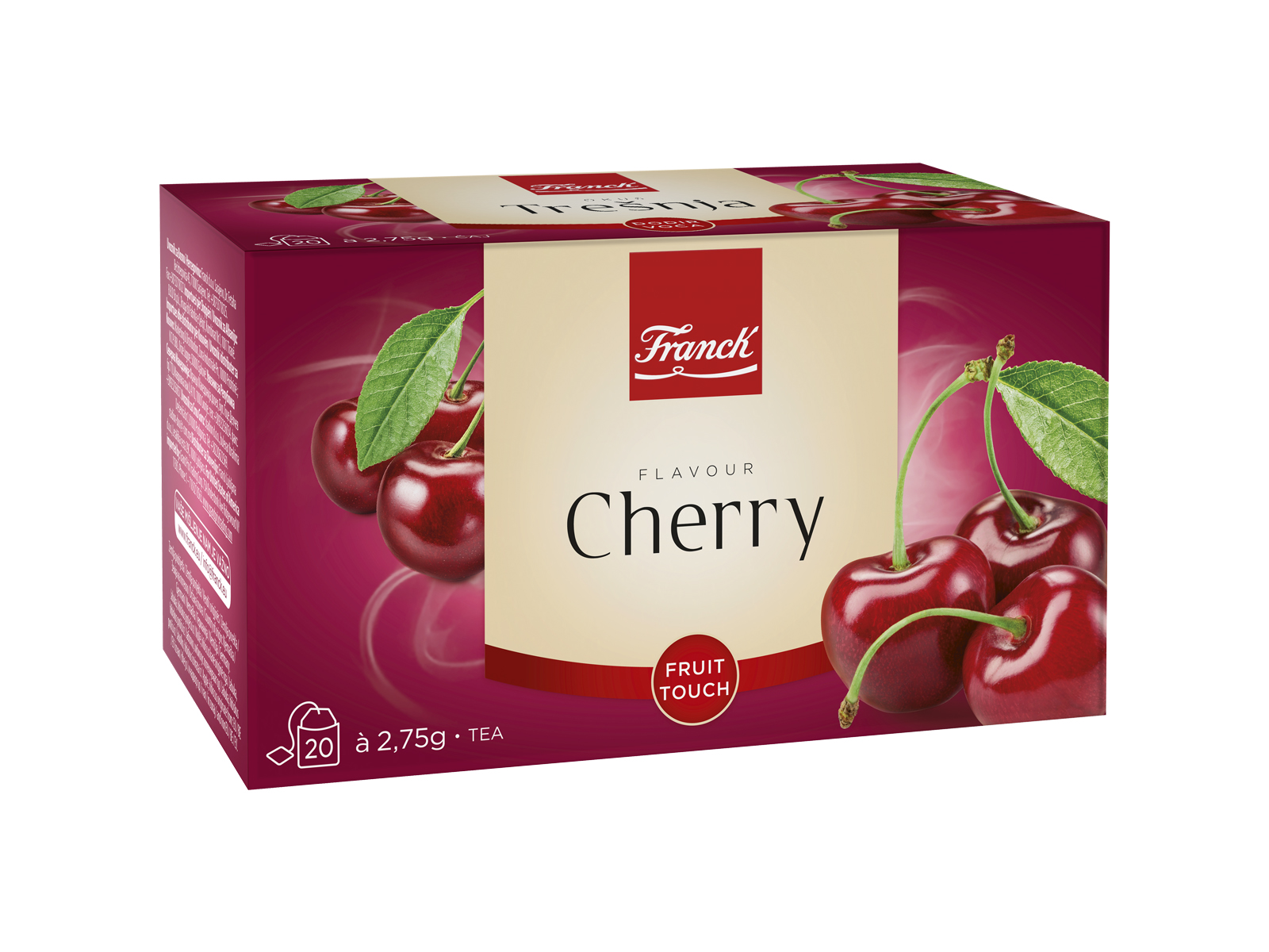 FRANCK GYÜMÖLCSTEA CSERESZNYE ÍZŰ, KOFFEINMENTES, FILTERES 20B