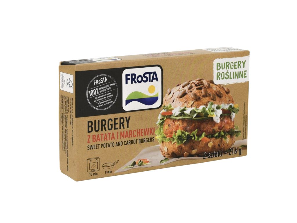 FROSTA ÉDESBURGONYÁS BURGER VEGÁN FAGYASZTOTT 216G [F]